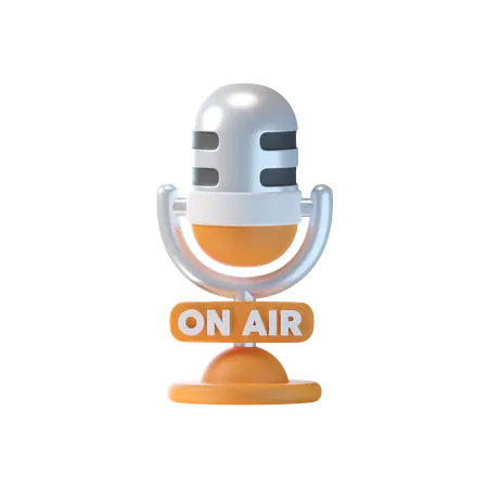 On Air 3D Icon