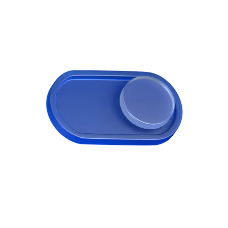 On button  3D Icon