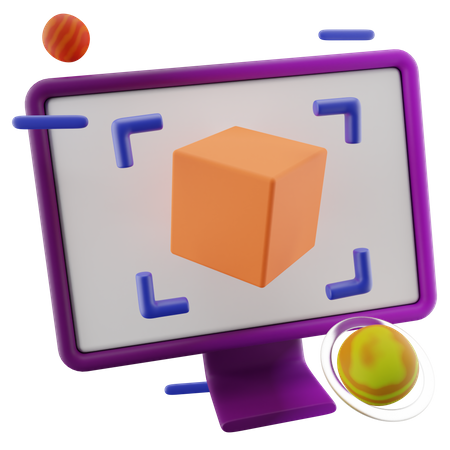 Cubo 3 D on-line  3D Icon
