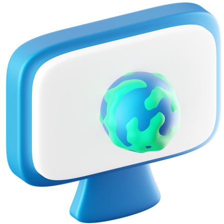 On-line  3D Icon