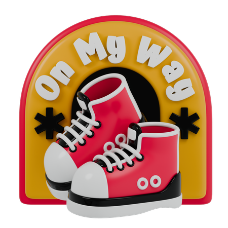 On My Way  3D Icon