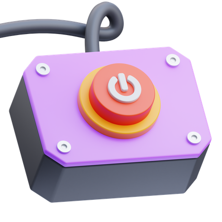 On Off Button  3D Icon