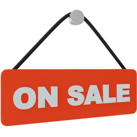 On sale tag  3D Icon