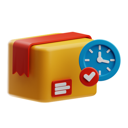 On Time  3D Icon