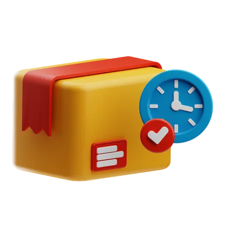 On Time  3D Icon