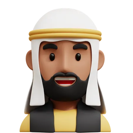 Oncle arabe  3D Icon