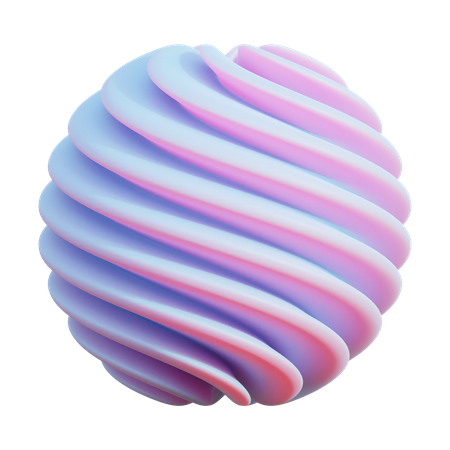 Onda abstracta  3D Icon
