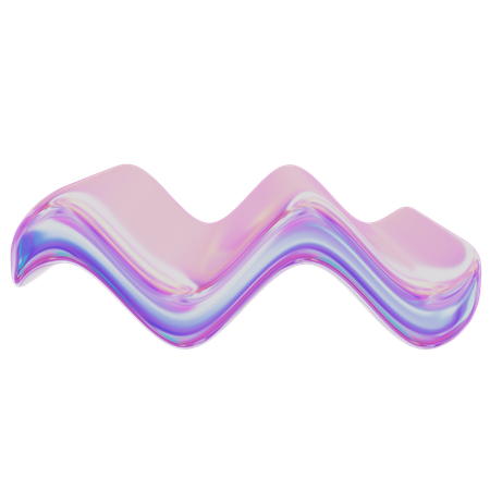Onda abstracta  3D Icon