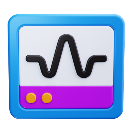 Onda de sonido  3D Icon