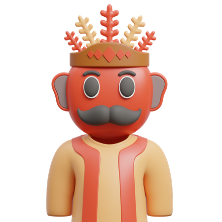 Ondel Ondel  3D Icon