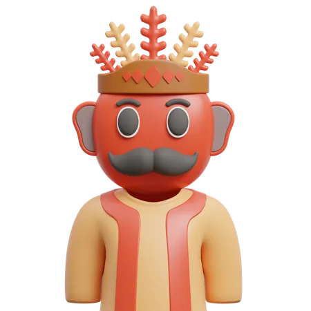Ondel Ondel  3D Icon