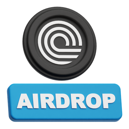 온도 에어드랍  3D Icon