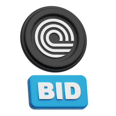 Ondo Bid  3D Icon