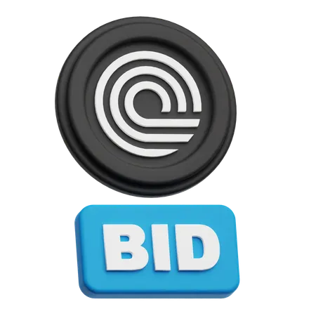 Ondo Bid  3D Icon