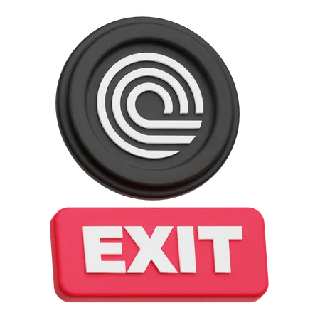 Ondo Exit  3D Icon