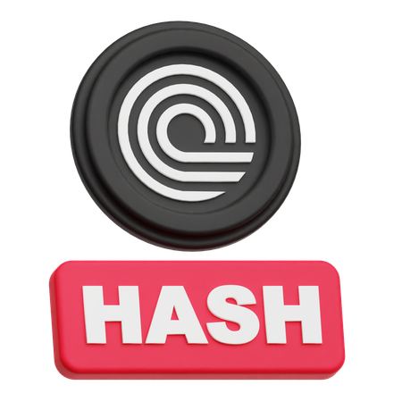 Ondo Hash  3D Icon