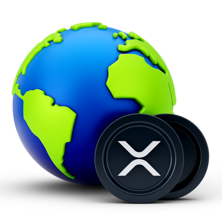 Ondulação global  3D Icon