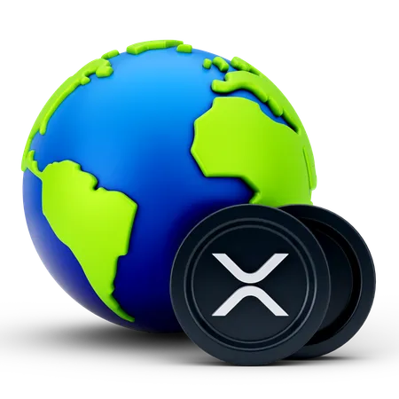 Ondulação global  3D Icon