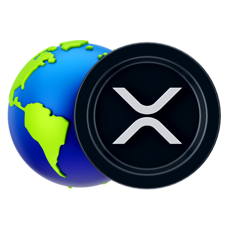 Ondulação global  3D Icon