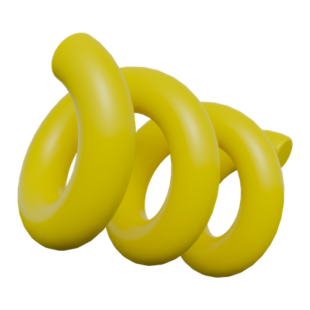 Ondular formas abstratas  3D Icon