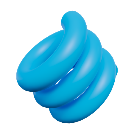 Ondular formas abstratas  3D Icon