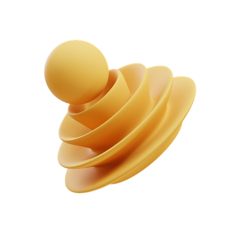 Sphère d'ondulation  3D Illustration