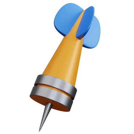 One Dart  3D Icon