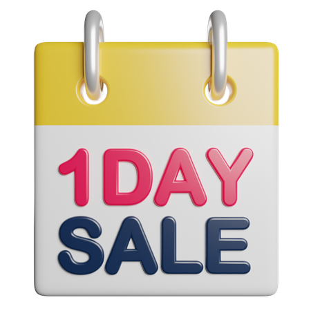 One Day Sale  3D Icon