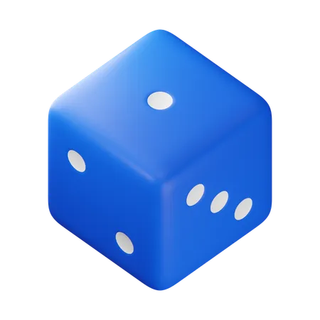 One Dice  3D Icon