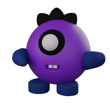 One Eye Monster  3D Emoji