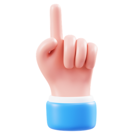 One Finger  3D Icon