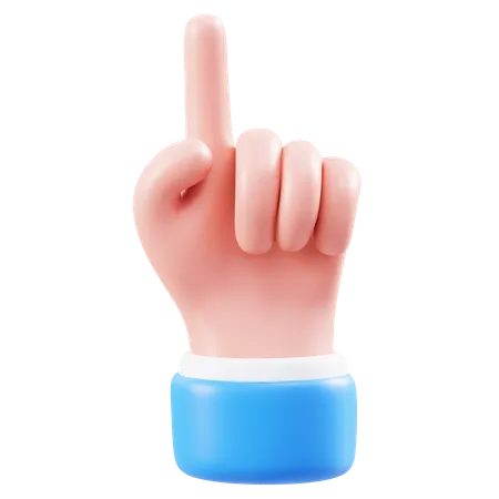 One Finger  3D Icon