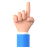 One Finger Hand Gesture