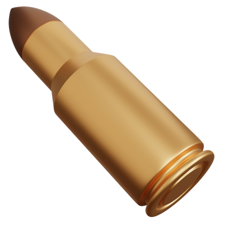 One Gun Bullet  3D Icon