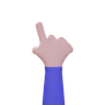 one hand symbol