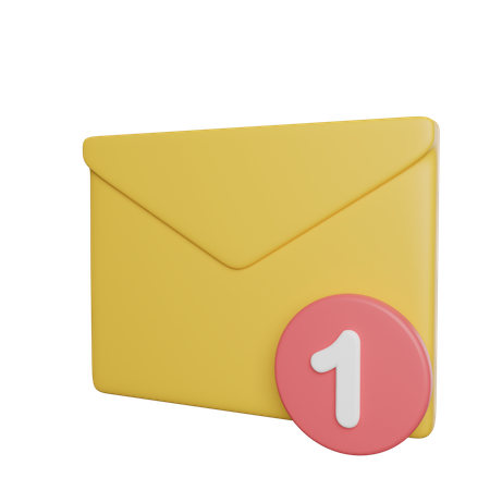 One Mail  3D Icon