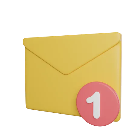 One Mail  3D Icon