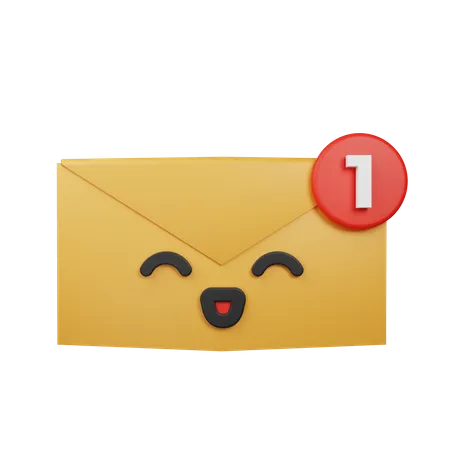 One Mail  3D Icon
