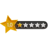 One Of Five Star Rating