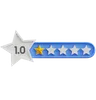 One Of Five Star Rating