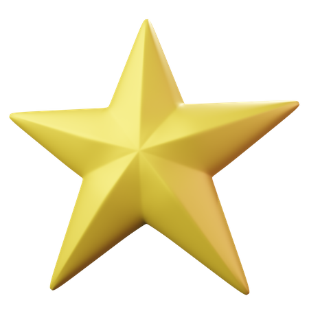 One Star  3D Icon