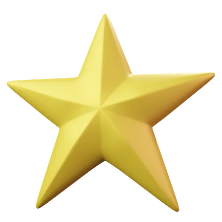 One Star  3D Emoji