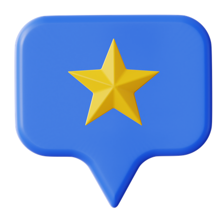 One Star Review  3D Icon