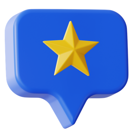 One Star Review  3D Icon