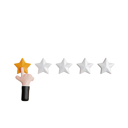 One Stars Review  3D Icon