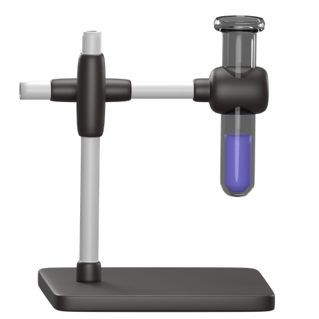 One Test Tube Stand 3D Icon
