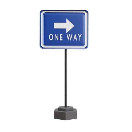 One Way Right  3D Icon