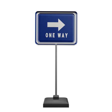 One Way Right  3D Icon