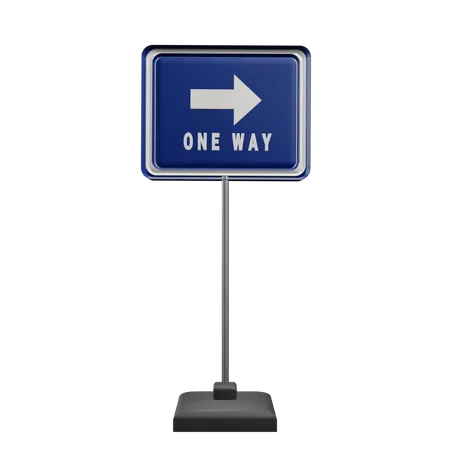 One Way Right  3D Icon