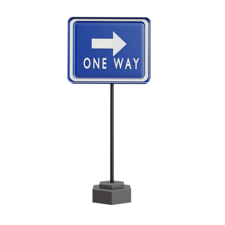 One Way Right  3D Icon